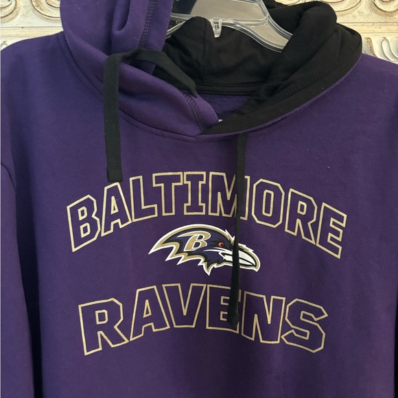 Baltimore Ravens Purple Pullover Hoodie - Mens - Picture 4 of 4